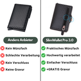 AIR-TAG Slim Wallet Pro 3.0 | Herren Geldbörse (1+1 GRATIS)